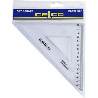 Celco Set Square 45 Degrees 260Mm 0307500 - SuperOffice