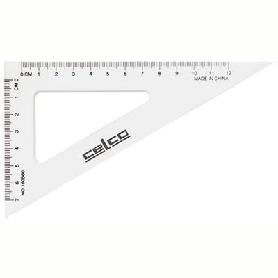 Celco Set Square 60 Degree 160Mm Clear 0307570 - SuperOffice