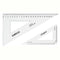 Celco Set Square 60 Degree 210Mm Clear 0307490 - SuperOffice