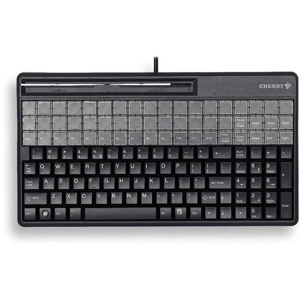 Cherry G86-61410 Pos Programmable Usb Keyboard With Magnetic Card Reader Black G86-61410EUADAA - SuperOffice