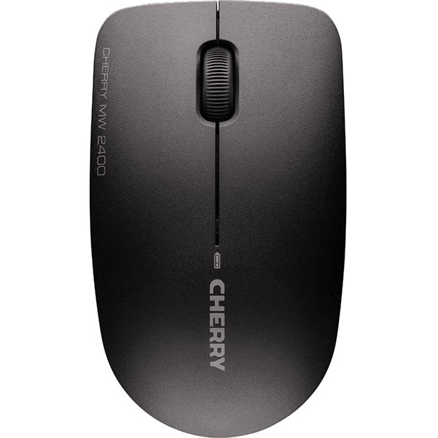 Cherry MW-2400 Nano Optical 3 Button Wireless Computer Mouse Black MW-2400 - SuperOffice