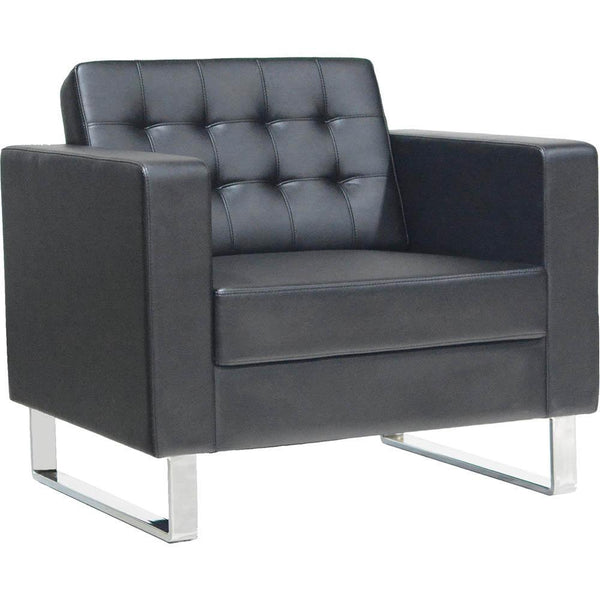 Chester Lounge Single Seat Pu Black YS971 - SuperOffice