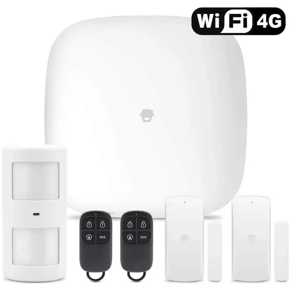 Chuango Wireless Smart Home Security Alarm System Door Window Sensors 4G H4-LTE H4-LTE - SuperOffice