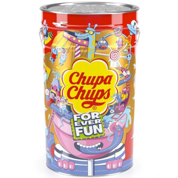 Chupa Chups Megatin Lollipops Tin of 1000 08410031920437 - SuperOffice
