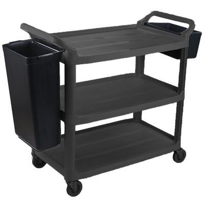 Cleanlink 3 Tier Trolley With Collection Buckets 12019 - SuperOffice