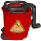 Cleanlink Mop Bucket Heavy Duty Plastic Wringer 16 Litre Red 12116 - SuperOffice