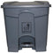 Cleanlink Rubbish Bin With Pedal Lid 30 Litre Grey 12057 - SuperOffice