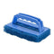 Cleanlink Scourer Heavy Duty With Handle 150x90mm Blue 12130 - SuperOffice