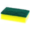 Cleanlink Sponge With Scourer 100 X 70Mm Yellow/Green Pack 6 12131 - SuperOffice