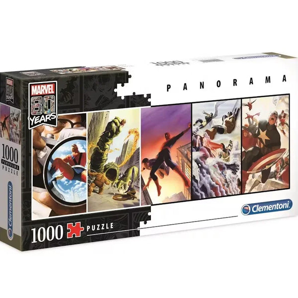 Clementoni Marvel 80th Anniversary Panorama 1000 Piece Puzzle 8005125395460 - SuperOffice