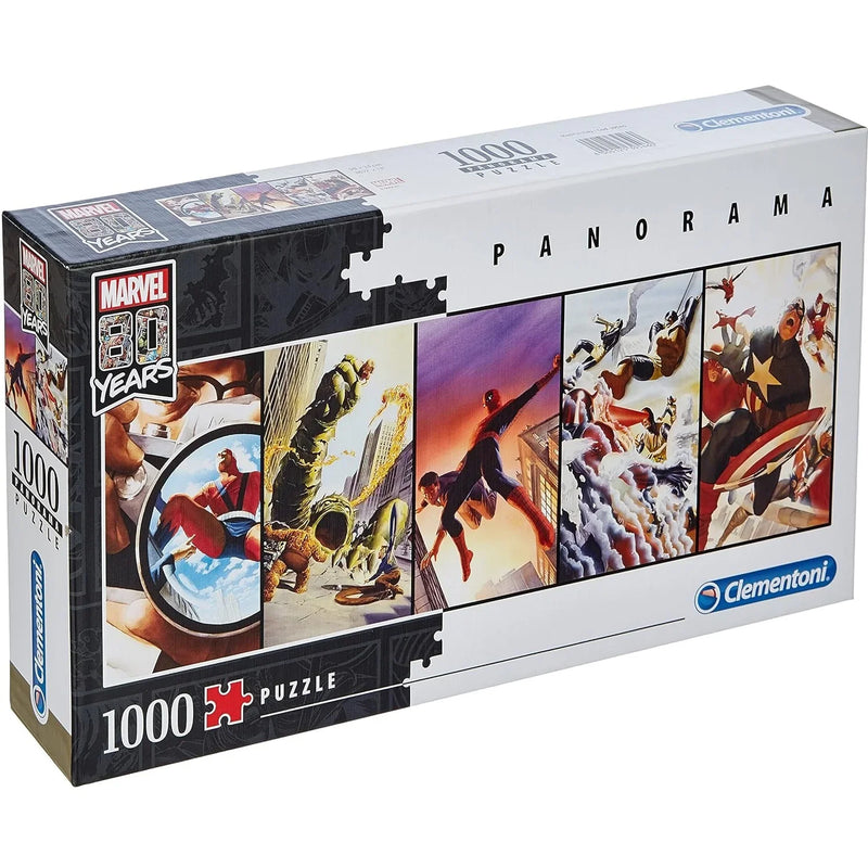 Clementoni Marvel 80th Anniversary Panorama 1000 Piece Puzzle 8005125395460 - SuperOffice