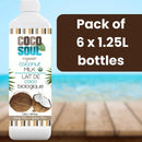 Coco Soul Organic Coconut Milk 1.25L 6 Pack Bottles 00011 (6 Pack) - SuperOffice