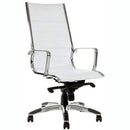 Cogra Office Chair High Back Pu White YS115H-WHT - SuperOffice