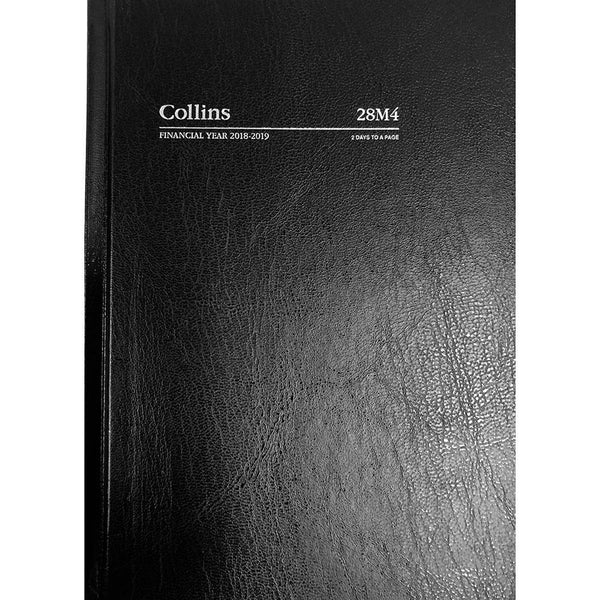 Collins 2019-2020 Financial Year Diary 2 Days To Page A5 Black 28M4.P99-2020 - SuperOffice