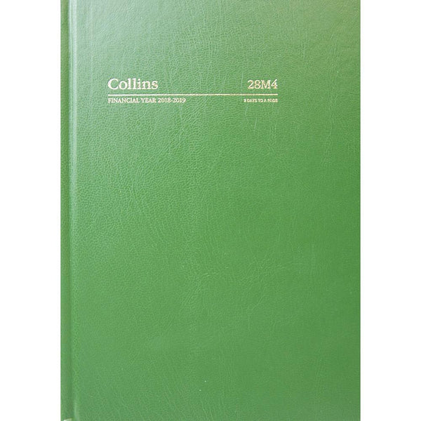 Collins 2019-2020 Financial Year Diary 2 Days To Page A5 Green 28M4.P40-2020 - SuperOffice