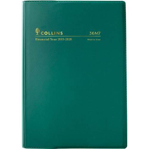 Collins 2019-2020 Financial Year Diary 70% Fsc Week To View A6 Pvc Green 36M7.V40-1920 - SuperOffice