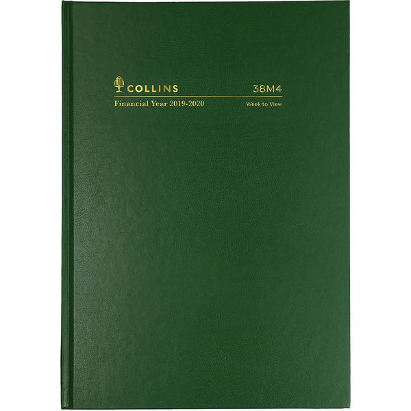 Collins 2019-2020 Financial Year Diary Week To View A5 Green 38M4.P40-2020 - SuperOffice