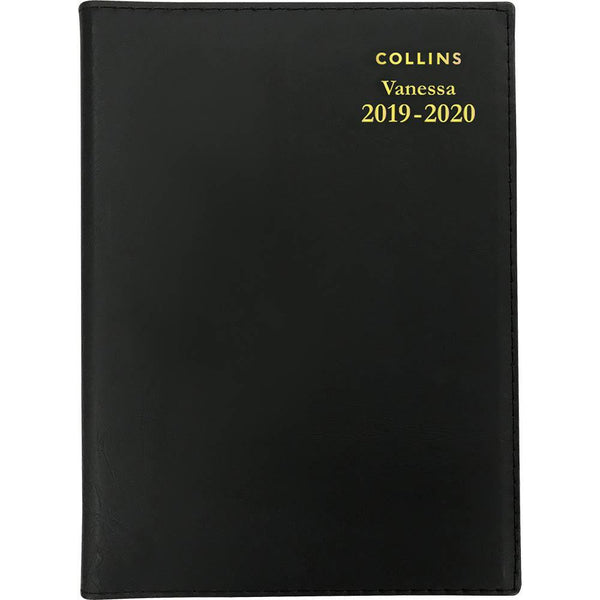 Collins 2019-2020 Vanessa Financial Year Diary Day To Page A4 Black FY145.V99-2020 - SuperOffice