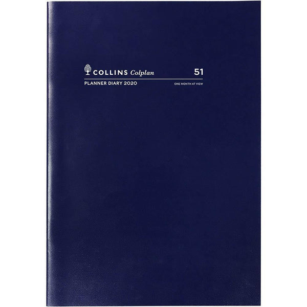 Collins 2020 Colplan Planner Diary Month To View A4 Blue 144F.P78-20 - SuperOffice