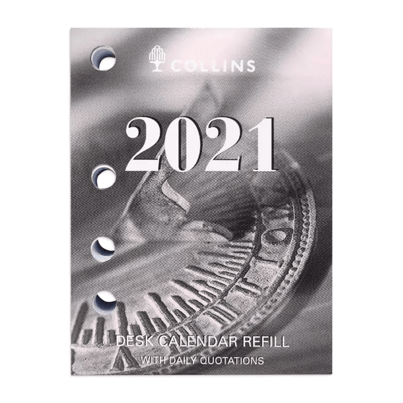 Collins 2021 Calendar Refill Day To Page Side Punch DCRS-21 - SuperOffice