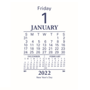 Collins 2022 Calendar Refill Day To Page Side Punch Daily Quotations DCRS-22 - SuperOffice