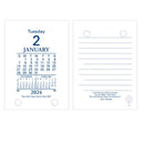 Collins 2024 Calendar Refill Day To Page Top Punch Daily Quotations DCRT-24 - SuperOffice