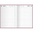 Collins 2026 Appointment Diary 2 Pages To Day 15 Minute A4 Burgundy 144F.P78 144F.P78-26 - SuperOffice