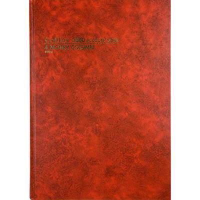 Collins 3880 Series Account Book 4 Money Column 84 Leaf A4 Red 10870 - SuperOffice