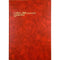 Collins 3880 Series Account Book 4 Quire Feint Ruled 192 Leaf A4 Red 10947 - SuperOffice