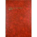 Collins 3880 Series Account Book Journal And Paged 84 Leaf A4 Red 10856 - SuperOffice