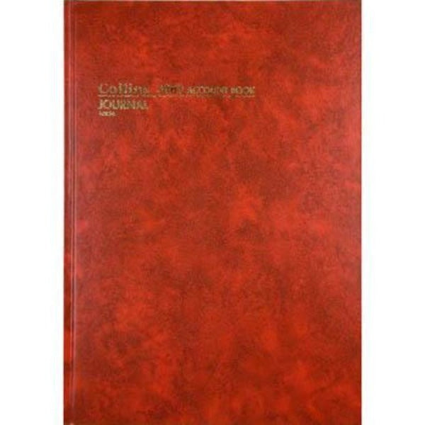 Collins 3880 Series Account Book Journal And Paged 84 Leaf A4 Red 10856 - SuperOffice