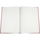 Collins 3880 Series Account Book Minute And Paged 84 Leaf A4 Red 10905 - SuperOffice