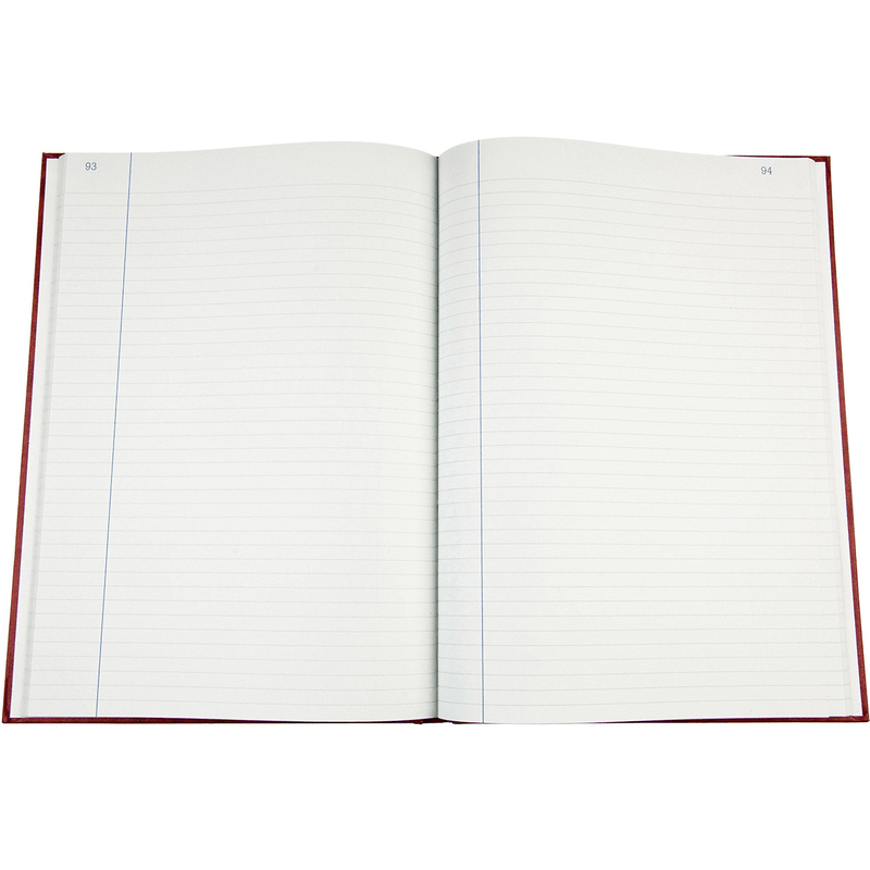 Collins 3880 Series Account Book Minute And Paged 84 Leaf A4 Red 10905 - SuperOffice