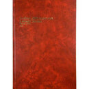 Collins 3880 Series Account Book Treble Cash And Paged 84 Leaf A4 Red 10863 - SuperOffice