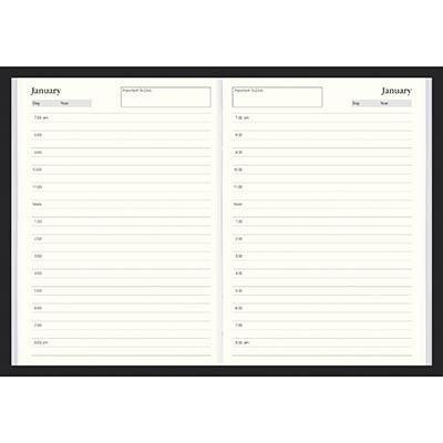 Collins Any Year Diary 1 Day To A Page A5 Black 15049 - SuperOffice
