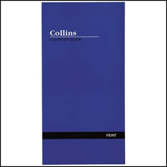 Collins Counter Book Feint Ruled 160 Page A4.5 Blue 4651 - SuperOffice