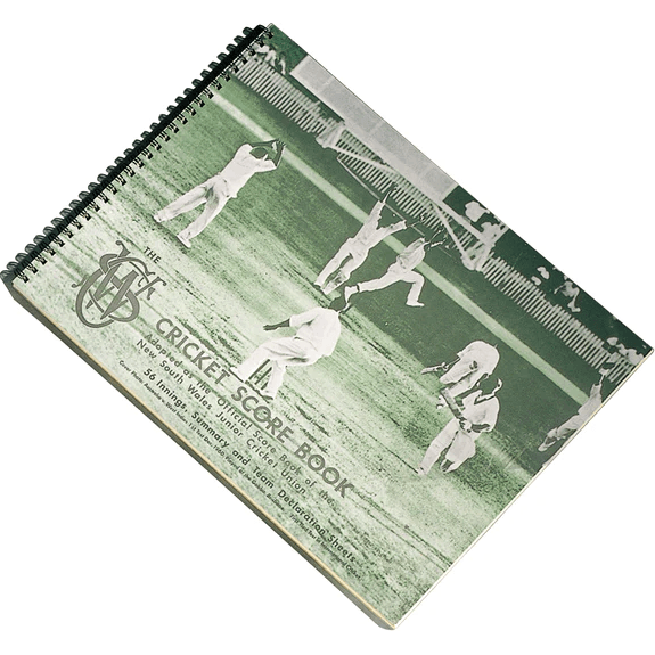Collins Cricket Score Book 56 Innings Wirobound 247x330mm Green 10038 - SuperOffice