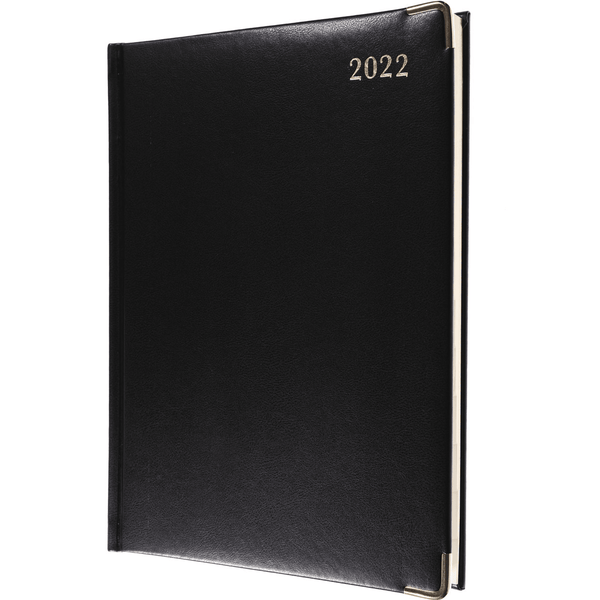 Collins Debden 2022 Classic Diary With Appointments Week To View Manager Black Gold 121O.U99-22 (CLASSIC) - SuperOffice