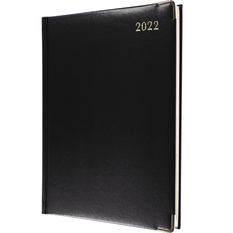 Collins Debden 2022 Classic Diary With Appointments Week To View Manager Black Gold 121O.U99-22 (CLASSIC) - SuperOffice