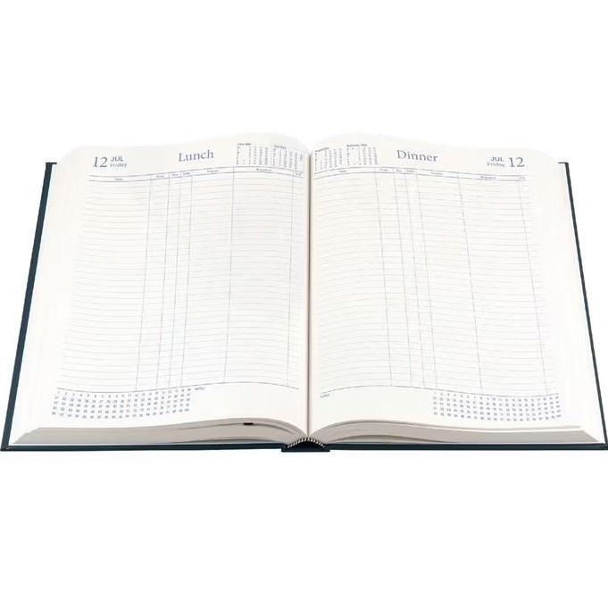 Collins Debden 2024 Table Booking Diary 2-Page Per Day | SuperOffice