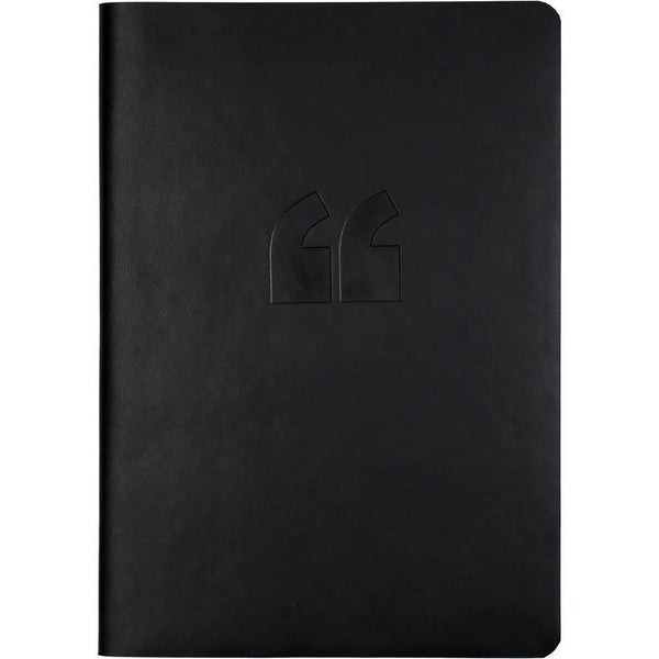 Collins Edge Notebook Ruled 240 Page Rainbow Edging A5 Black ED15R.99 - SuperOffice