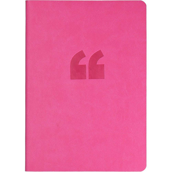 Collins Edge Notebook Ruled 240 Page Rainbow Edging A5 Pink ED15R.50 - SuperOffice