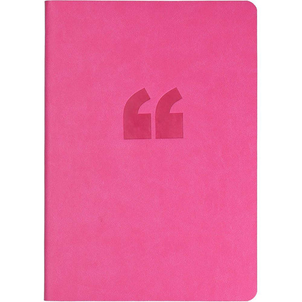 Collins Edge Notebook Ruled 240 Page Rainbow Edging A5 Pink ED15R.50 - SuperOffice