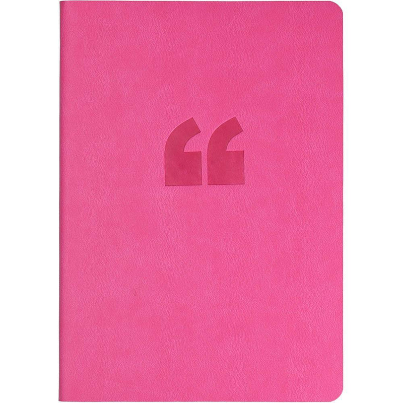 Collins Edge Notebook Ruled 240 Page Rainbow Edging A5 Pink ED15R.50 - SuperOffice