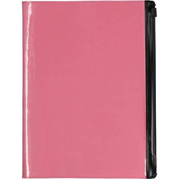Collins Framework Notebook Ruled 192 Page Resealable Bag Cover A5 Pvc Pink FW15R.50 - SuperOffice