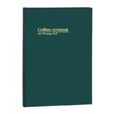Collins Notebook Casebound Short A-Z Index 168 Page A4 Green 05804 - SuperOffice