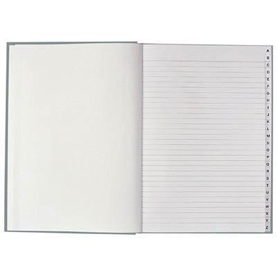 Collins Notebook Soft Cover Where Is It Short A-Z Index 120 Page A4 Green 04624 - SuperOffice