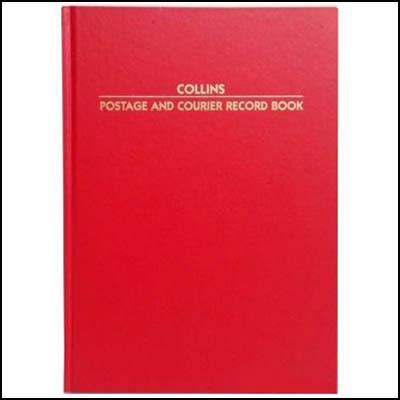Collins Postage And Courier Book Cased And Sewn 110 Page A4 Red 9589 - SuperOffice