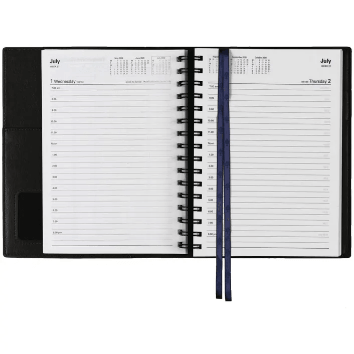 Collins Vanessa 2020-2021 Financial Year FY Diary A5 Day to Page Black FY18520/2021 - SuperOffice