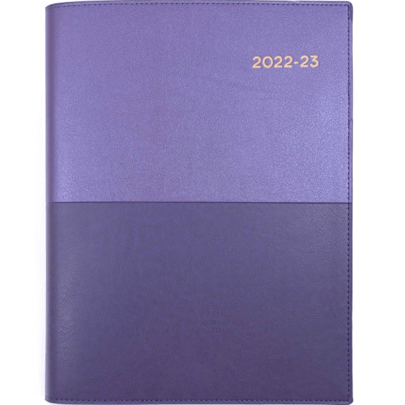 Collins Vanessa A4 Day To Page 2022-2023 Diary Purple Financial Year FY145.V55-2223 (PURPLE) - SuperOffice
